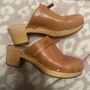 Loeffler Randall Low Heel Clogs; honey color way; size 9. Never worn